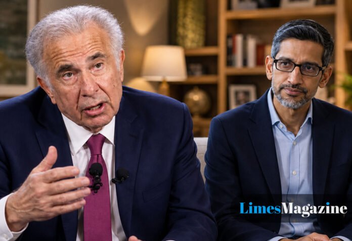 Sundar Pichai and Carl Icahn